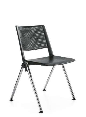 SPOT FOR YOU 1000REVO - SEDIA 4 GAMBE, SEDILE E SCHIENALE IN POLIPROPILENE, STRUTTURA GIÀ FORNITA DI AGGANCIO - EN16139 CLASSE 1 - CAM - 1IM