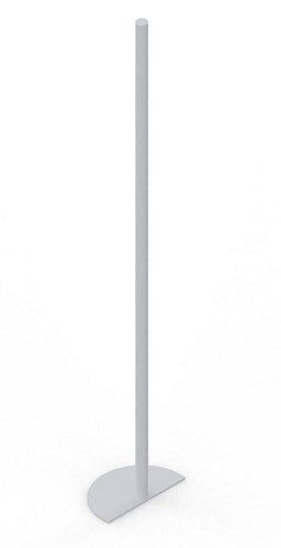 PRIVACY POLE - PALO DI GIUNZIONE PANNELLI D.4 CON BASE TAGLIATA D.34 CM H.180 - BIANCO,GRIGIO,ANTRACITE.