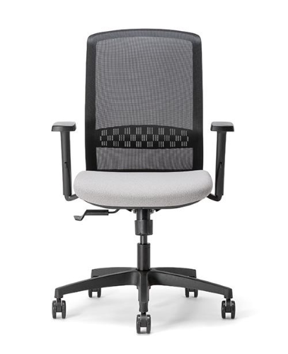 HALLEY 01-PRONTA CONSEGNA-SCHIENALE ALTO IN RETE-Braccioli regolabili 1D+PAD MORBIDO-Meccanismo Synchron MULTI-BLOCCO+TENSIONATORE-Base NERA-Ruote GOMMATE D.50-Supporto lombare reg.-GARANZIA 5 ANNI-EN.1335 B-CAM-CLASSE 1IM