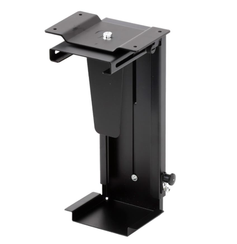 SMART CLICK - Porta PC in metallo regolabile con rotazione a 360°, Regolabile in altezza e profondità, disponibile nei colori alluminio, bianco, nero