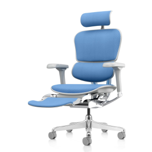 ERGOHUMAN MED - Poltrona ergonomica - Schienale e sedile in RETEMESH con rilascio di pressione differenziata poggiatesta 2D, sostegno lombare regolabile 6D, traslatore, braccioli 5D, STRUTTURA ALLUMINIO LUCIDO e base in nylon NERA O GRIGIA - CAM -