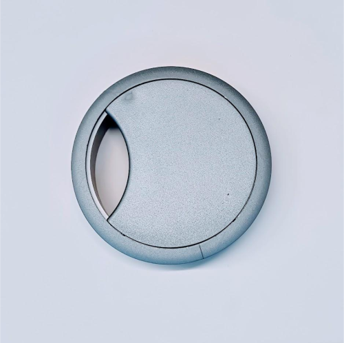 ROUND - Foro Passacavi ALLUMINIO - Diametro 80x18 - PREZZO ESCLUSO DI FORATURA PIANO ( DA CONTEGGIARE A CONSUNTIVO O CON OFFERTA SEPARATA)
