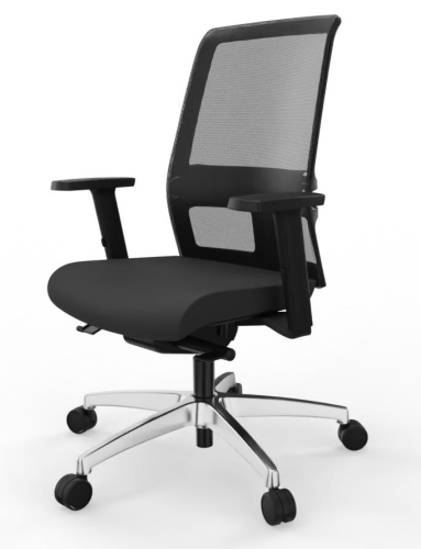 OMNIA 01-PRONTA CONSEGNA-SCHIENALE ALTO IN RETE-Braccioli regolabili 3D+PAD MORBIDO-Meccanismo Synchron MULTI-BLOCCO+TENSIONATORE-Base ALL.LUCIDA-Ruote GOMMATE D.50-Supporto lombare reg.-GARANZIA 10 ANNI-EN.1335 B-CAM-CLASSE 1IM