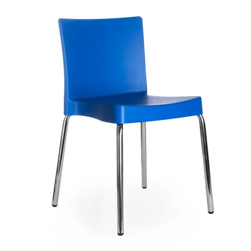 INGE sedia 4 gambe impilabile, struttura in acciaio Ø25 CROMATA. L.47 P.48 H.80 Scocca in tecnopolimero, disponibile DI SERIE NEI COLORI: BIANCO - NERO - GRIGIO - IMBALLO 4 PEZZI