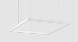 Oracle slim Square L.050 LED 3000K on-off - 33W 3050 lm Durata LED 50.000 h - Alimentatore incluso - lunghezza cavo 2,5mt - BIANCO - NERO - OTTONE