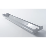 VASCA PASSACAVI grigio alluminio per tavoli regolabili in altezza L.115